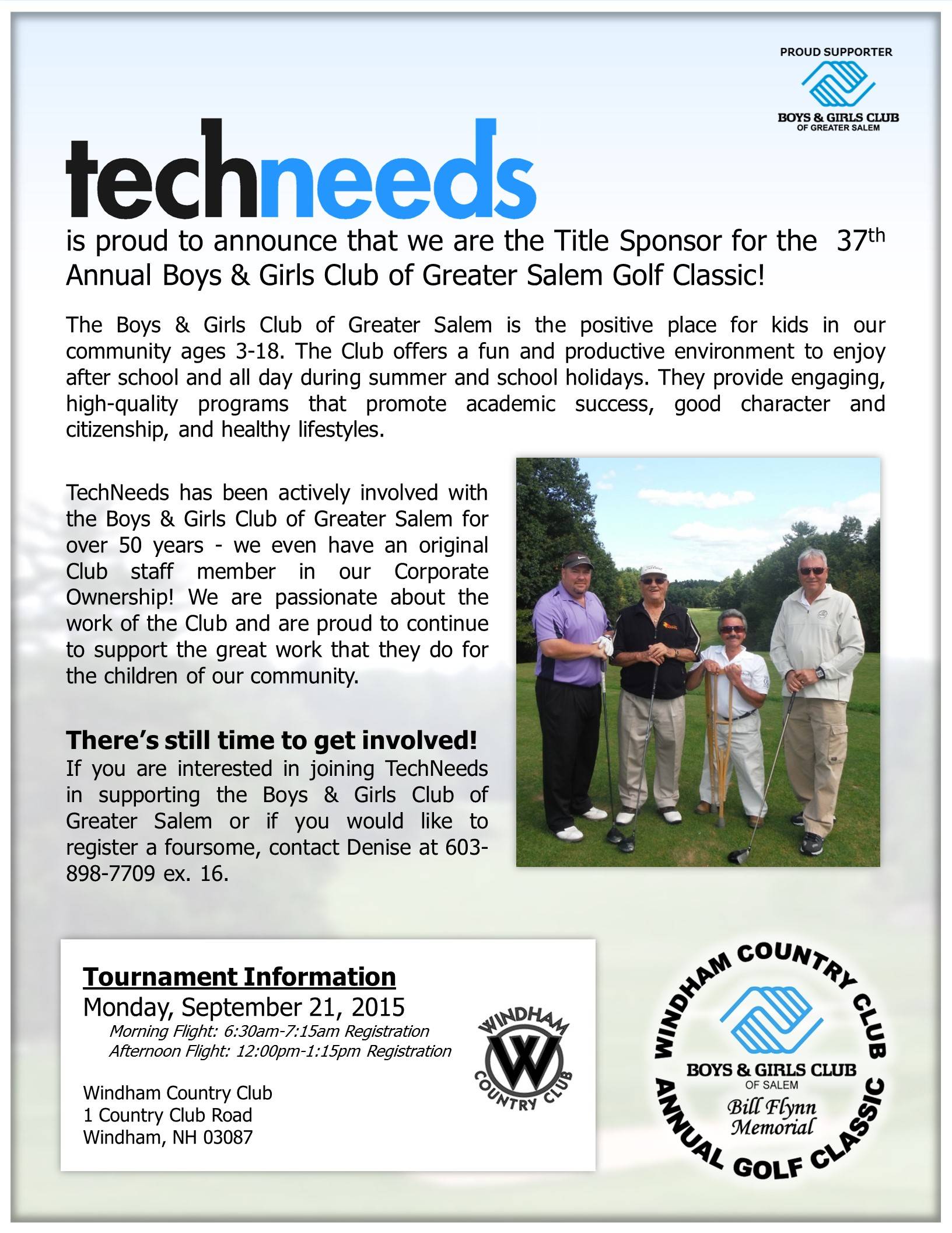 sbgc golf classic sponsorship announcement